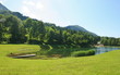 mountain farm in spring, koroska region mountain farm in spring, koroska region