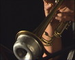 Trumpet player.