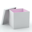 empty box with pink light empty box with pink light