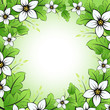 Vector floral frame