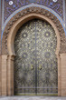 La porta del palazzo reale di Casablanca - Marocco La porta del palazzo reale di Casablanca - Marocco