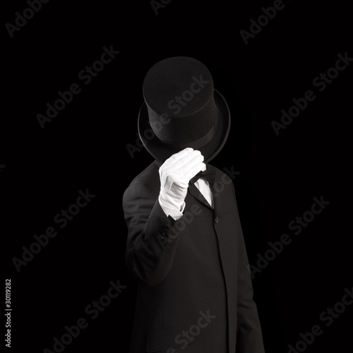 Photo: Magician and top hat Magician and top hat