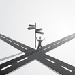 crossroads vector