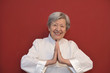 Senior Woman Doing Qigong 6