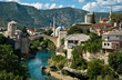 Le pont de Mostar sur la rivière Neretva