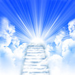 ladder up to skies