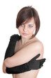 girl in black gloves girl in black gloves