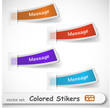 the abstract colored sticker set the abstract colored sticker set