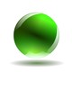 Green sphere using as Logo or environment icon