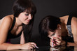 girls are sniffing cocaine (imitation) girls are sniffing cocaine (imitation)
