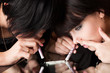 girls are sniffing cocaine (imitation) girls are sniffing cocaine (imitation)