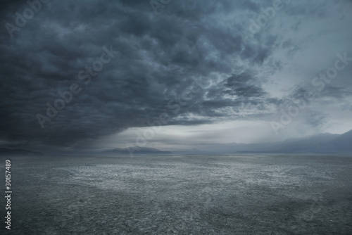 Photo: Stormy weather and dark clouds Stormy weather and dark clouds