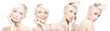 Four cute women in different pose