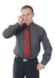 Businessman talking on the phone