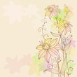 Vector: Eps10 floral flowers background Eps10 floral flowers background