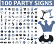 100 party signs