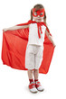 Photo: Superhero girl in a red Superhero girl in a red