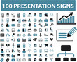 100 presentation signs