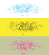 Modern simple panoramic backgrounds