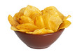Potato chips in a dish Potato chips in a dish