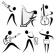musician symbol set