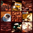 canvas print picture Coffee collage
