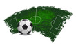 Vector fotbal banner