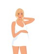 pregnant women in night dress isolated pregnant women in night dress isolated