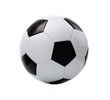 black and white soccer ball