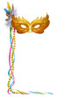 Carnival Venetian Mask isolated