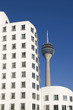 Foto: Rheinturm und Zollhof Düsseldorf Rheinturm und Zollhof Düsseldorf