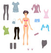 Dress up paper doll