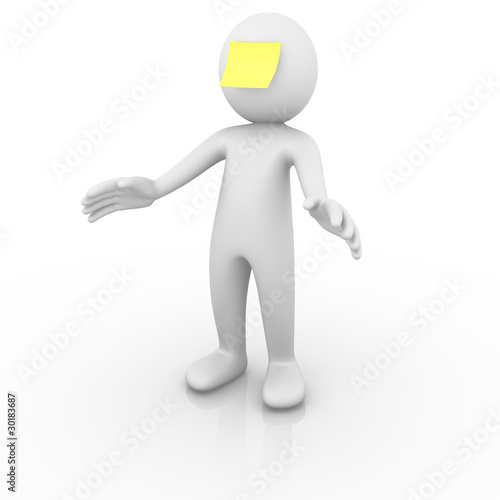 Illustration: Tasl assigned / Post it Tasl assigned / Post it