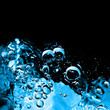 Blue liquid