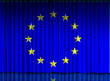 Europe european union curtain flag drapes country stage