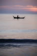 Photo: Smal thai fisherboat silhouetted Smal thai fisherboat silhouetted