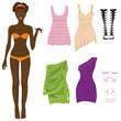 Dress up paper doll