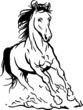running horse
