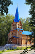 Wooden lutheran church in Tomsk, Russia Wooden lutheran church in Tomsk, Russia