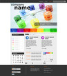 Website Template Network Rainbow