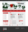 Website Template Network Red