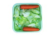 Carrot and salad vaegetable in water jar Carrot and salad vaegetable in water jar