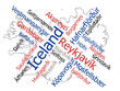 Iceland map and cities
