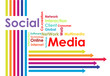 Social media mind map with upward arrows Social media mind map with upward arrows