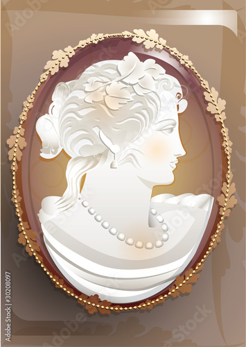 Vector: vintage victorian cameo vintage victorian cameo