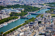 Aerial view of Paris