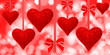 read hearts hanging with bows read hearts hanging with bows