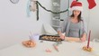 Couple baking on Chrismas day