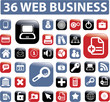 36 web proffesional business buttons