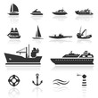 Icon set  Boats